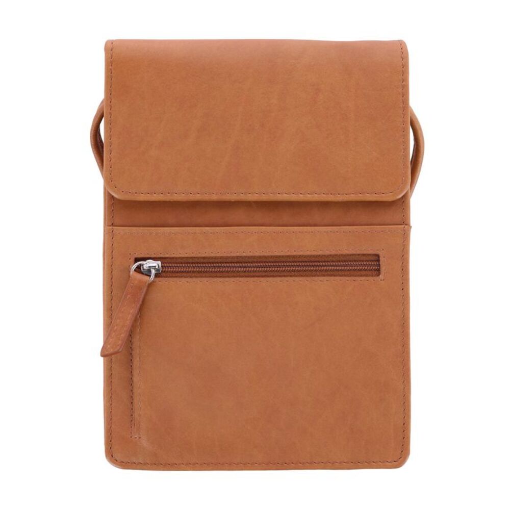 CTM Women's Compact Organizer Crossbody Handbag